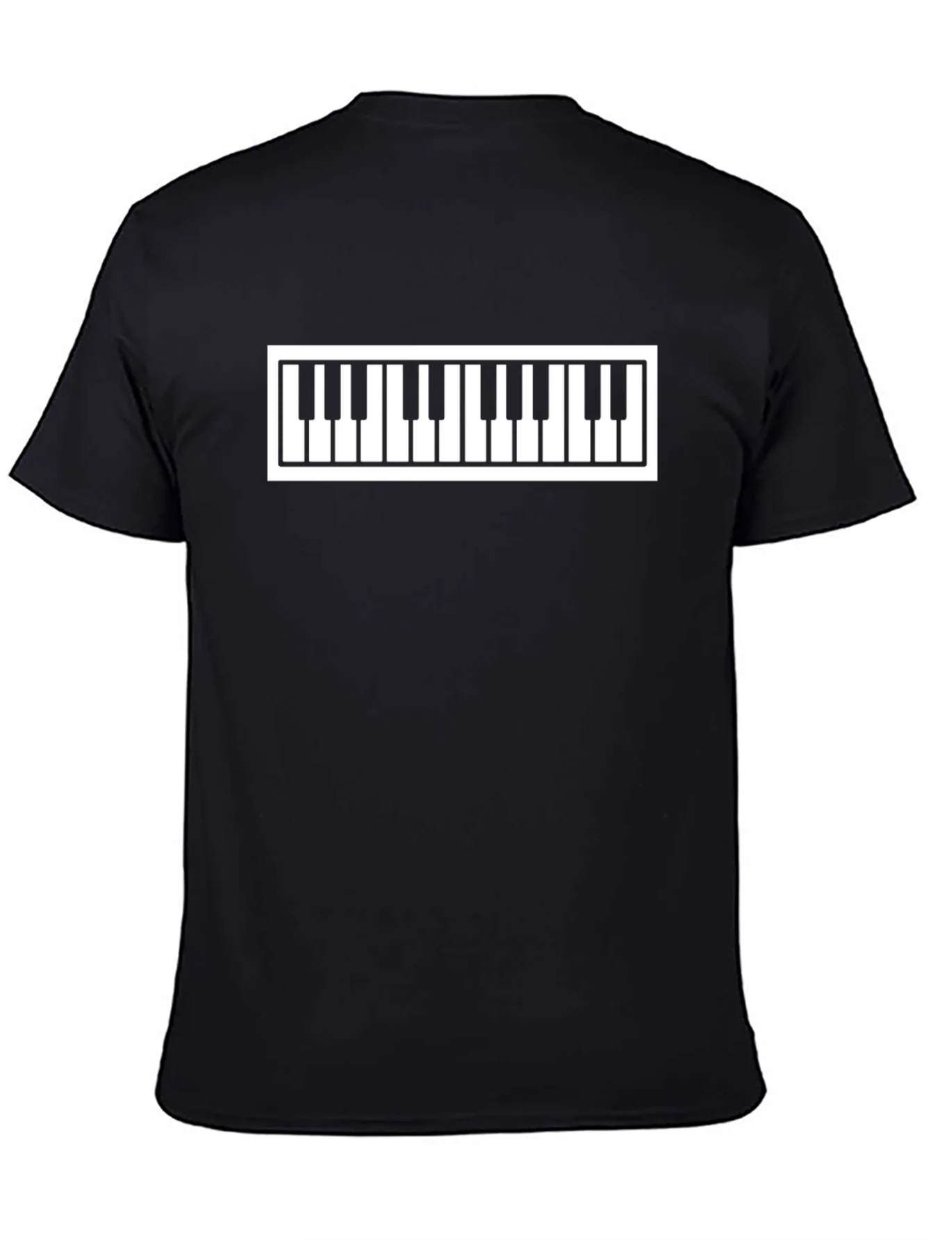 Piano Keys Graphic Tee - Stylish Music Lovers T-Shirt