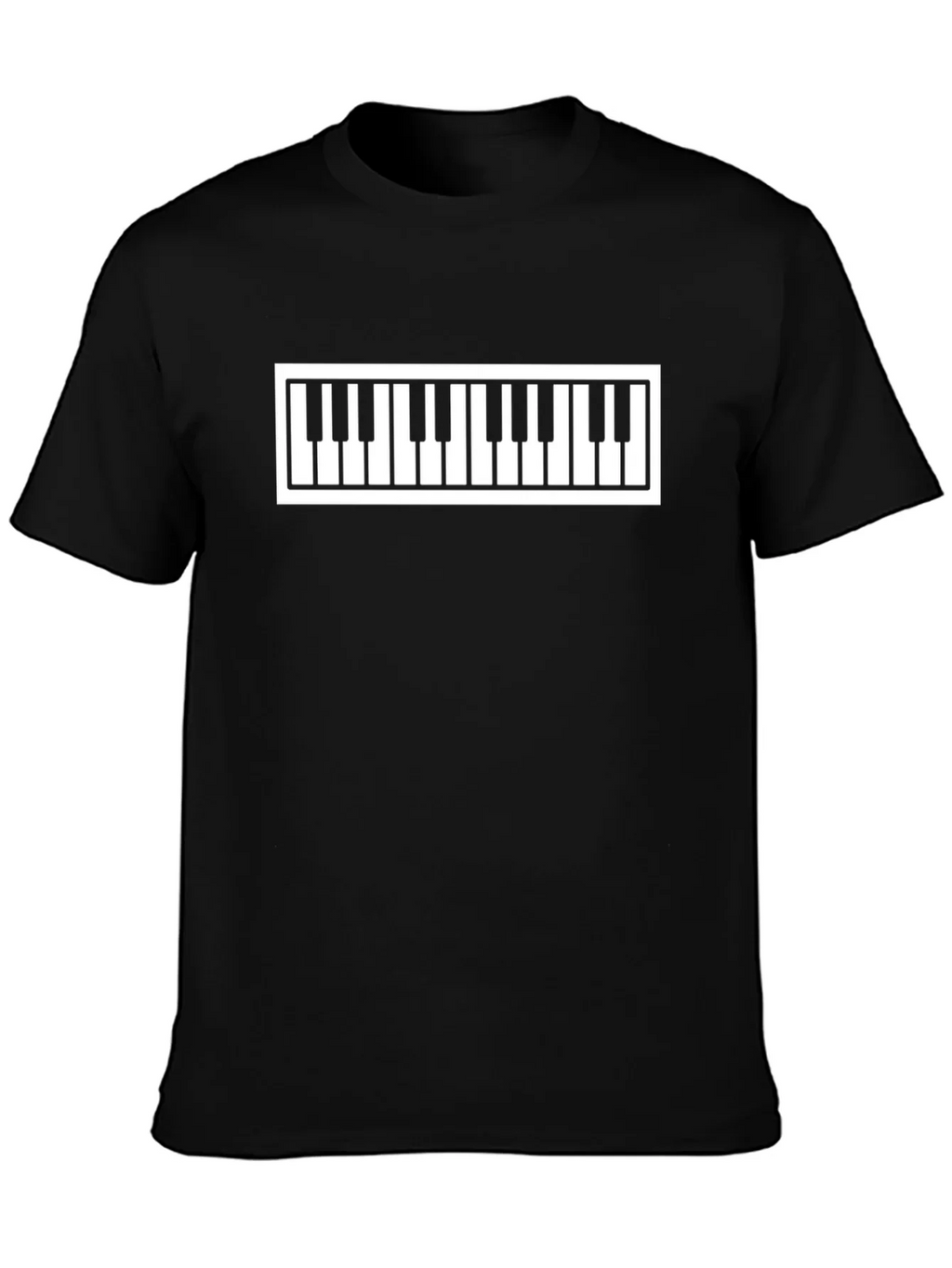 Piano Keys Graphic Tee - Stylish Music Lovers T-Shirt
