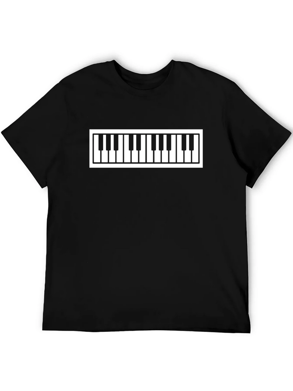 Piano Keys Graphic Tee - Stylish Music Lovers T-Shirt