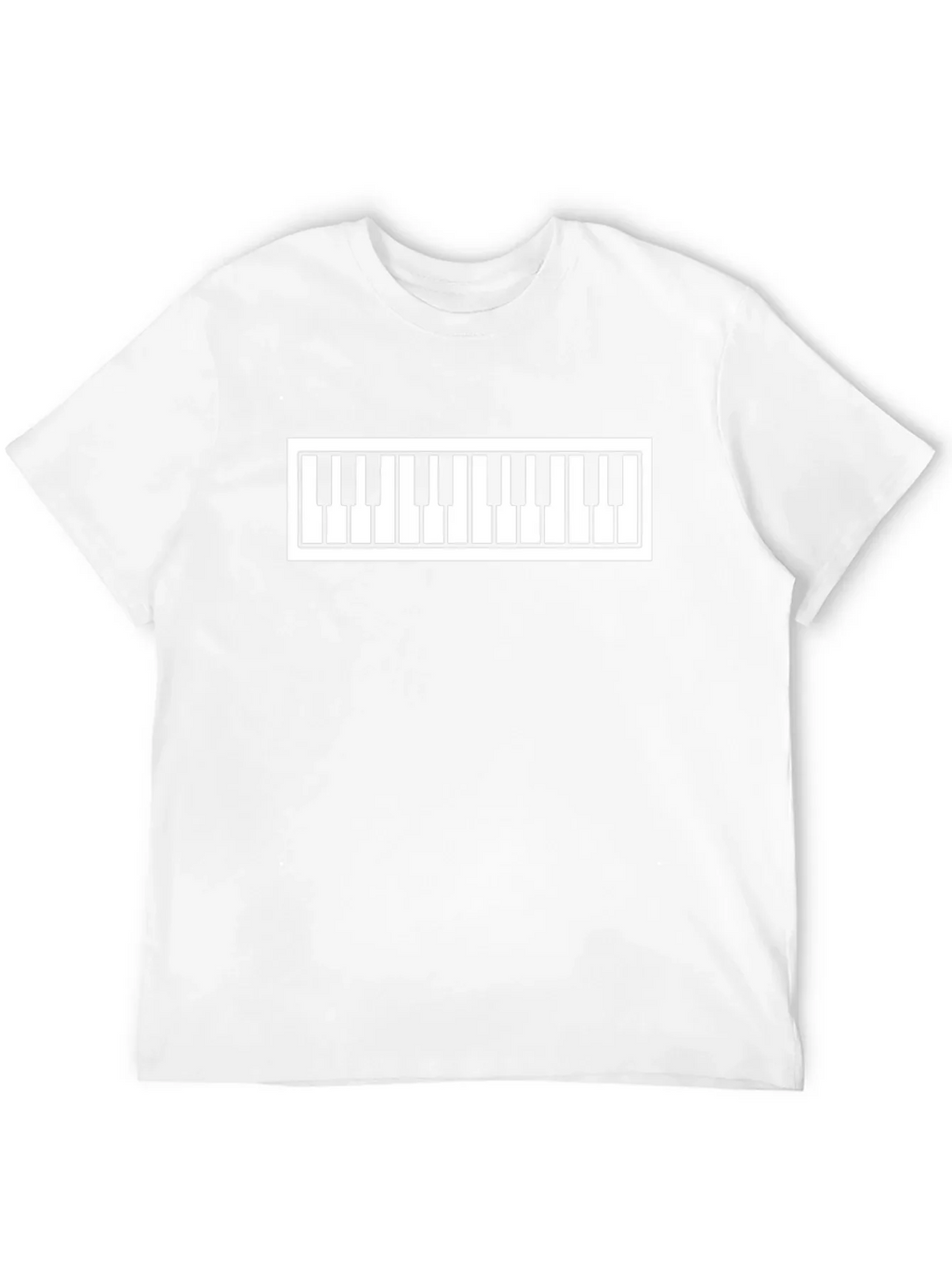 Piano Keys Graphic Tee - Stylish Music Lovers T-Shirt