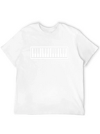 Piano Keys Graphic Tee - Stylish Music Lovers T-Shirt