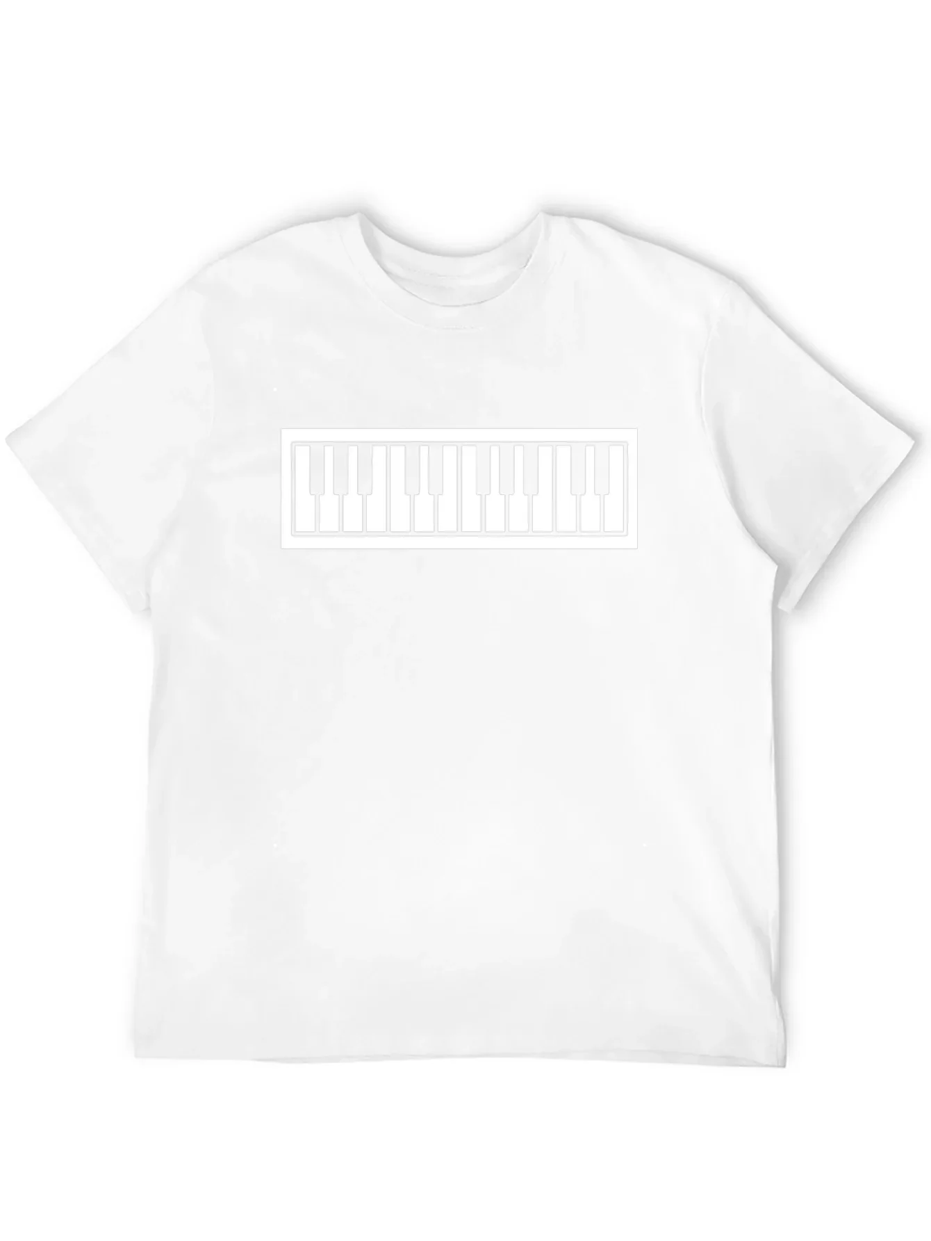 Piano Keys Graphic Tee - Stylish Music Lovers T-Shirt