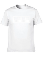 Piano Keys Graphic Tee - Stylish Music Lovers T-Shirt