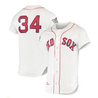 Boston Red Sox Road #34 David Ortiz  2004 Cooperstown Collection Home Authentic Jersey - White Baseball Jerseys
