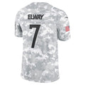 D.Broncos #7 John Elway Player Arctic Camo Salute to Service Limited Stitched American Football Jerseys