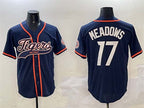 Detroit Tigers #17 Parker Meadows Navy With Patch Cool Base Stitched Baseball Jersey