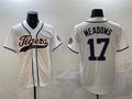 Detroit Tigers #17 Parker Meadows White With Patch Cool Base Stitched Baseball Jersey