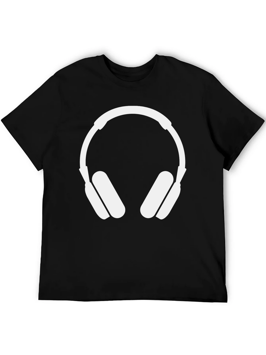 Headphone Graphic T-Shirt - Modern Music Lover Tee