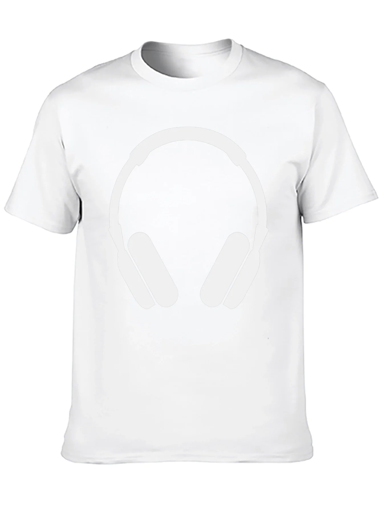 Headphone Graphic T-Shirt - Modern Music Lover Tee
