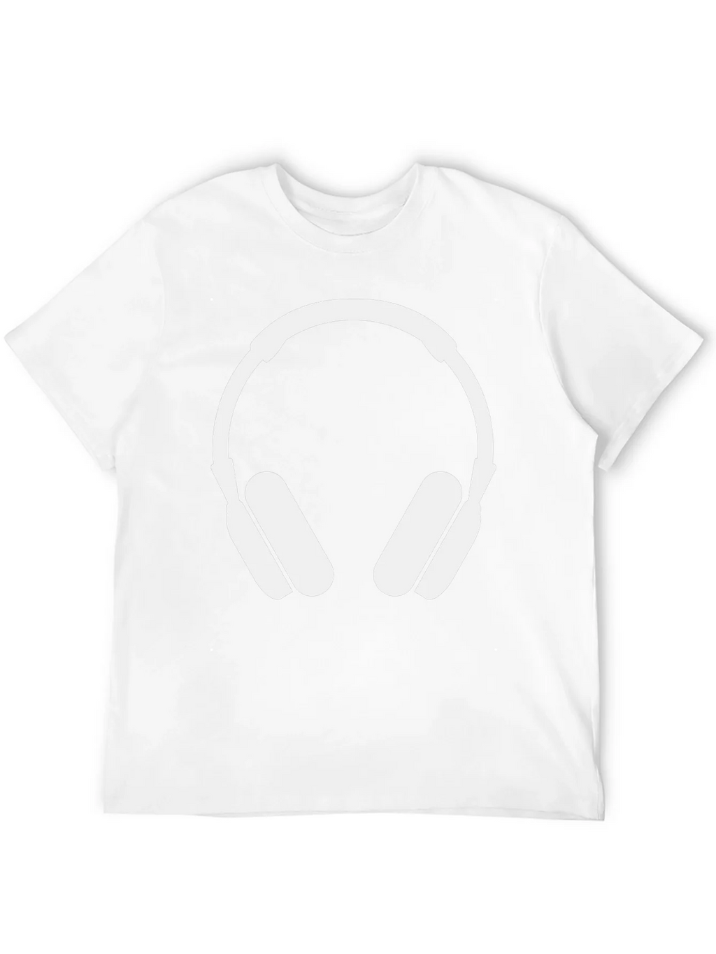 Headphone Graphic T-Shirt - Modern Music Lover Tee