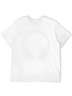 Headphone Graphic T-Shirt - Modern Music Lover Tee
