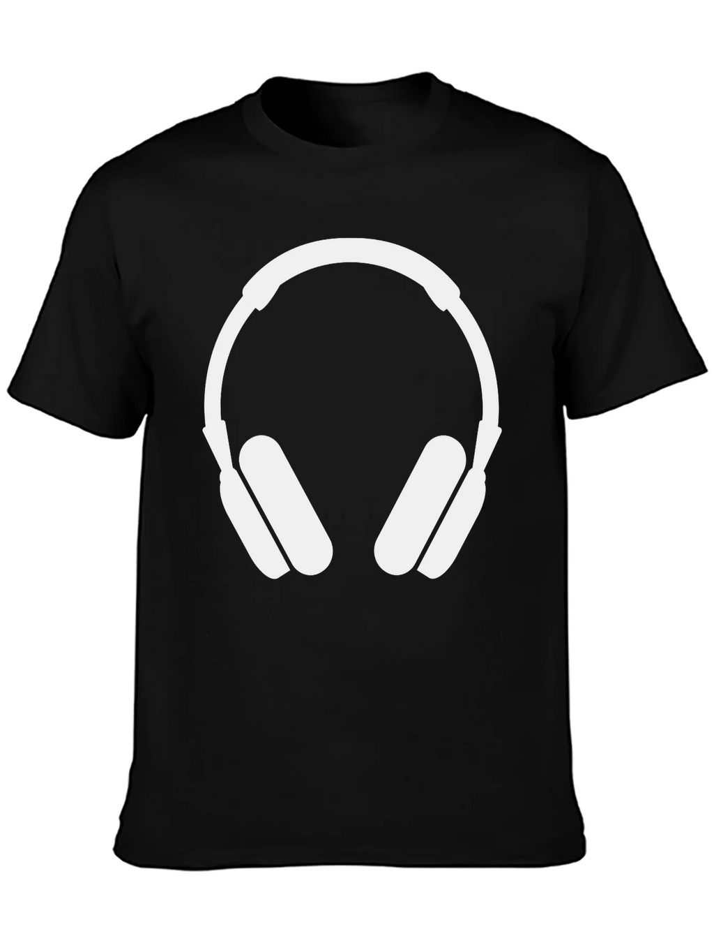 Headphone Graphic T-Shirt - Modern Music Lover Tee