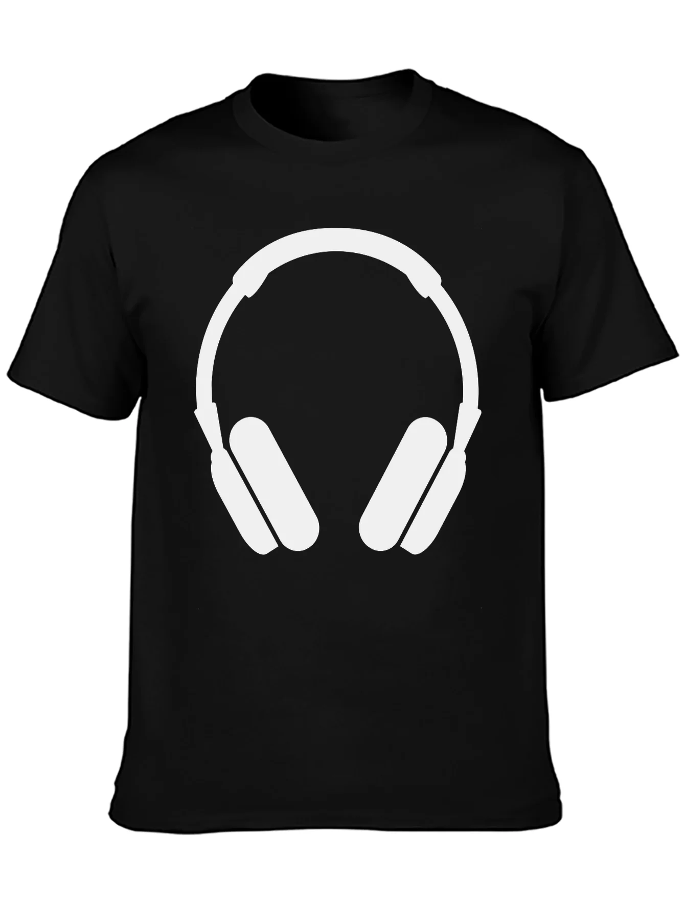 Headphone Graphic T-Shirt - Modern Music Lover Tee