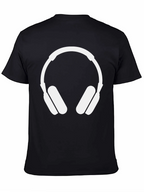 Headphone Graphic T-Shirt - Modern Music Lover Tee