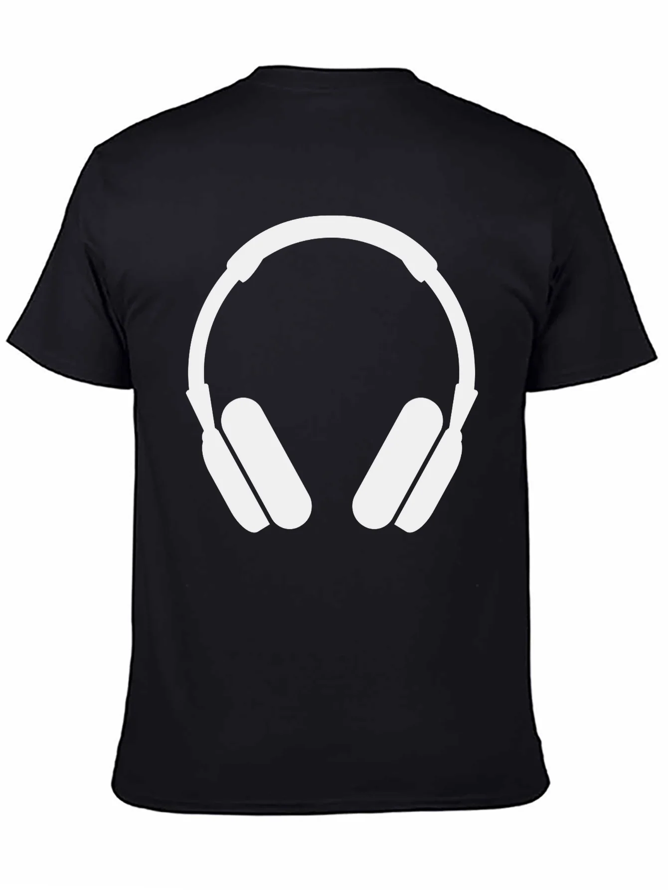 Headphone Graphic T-Shirt - Modern Music Lover Tee