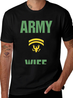 Army Wife Graphic Tee - Military Pride