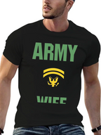 Army Wife Graphic Tee - Military Pride
