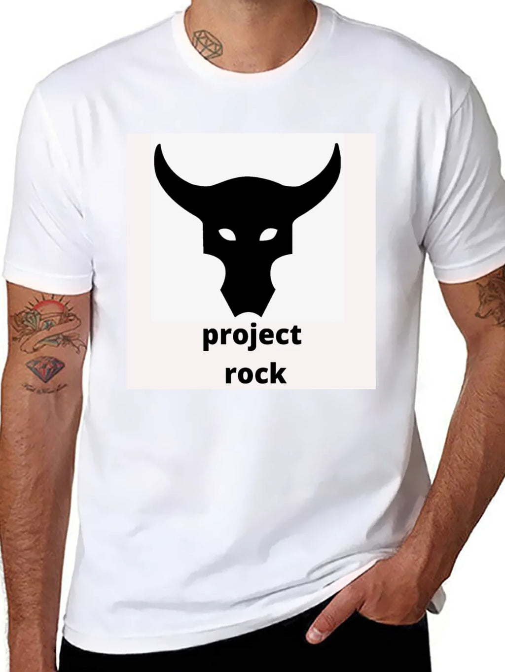 Project Rock Bull T-Shirt Black