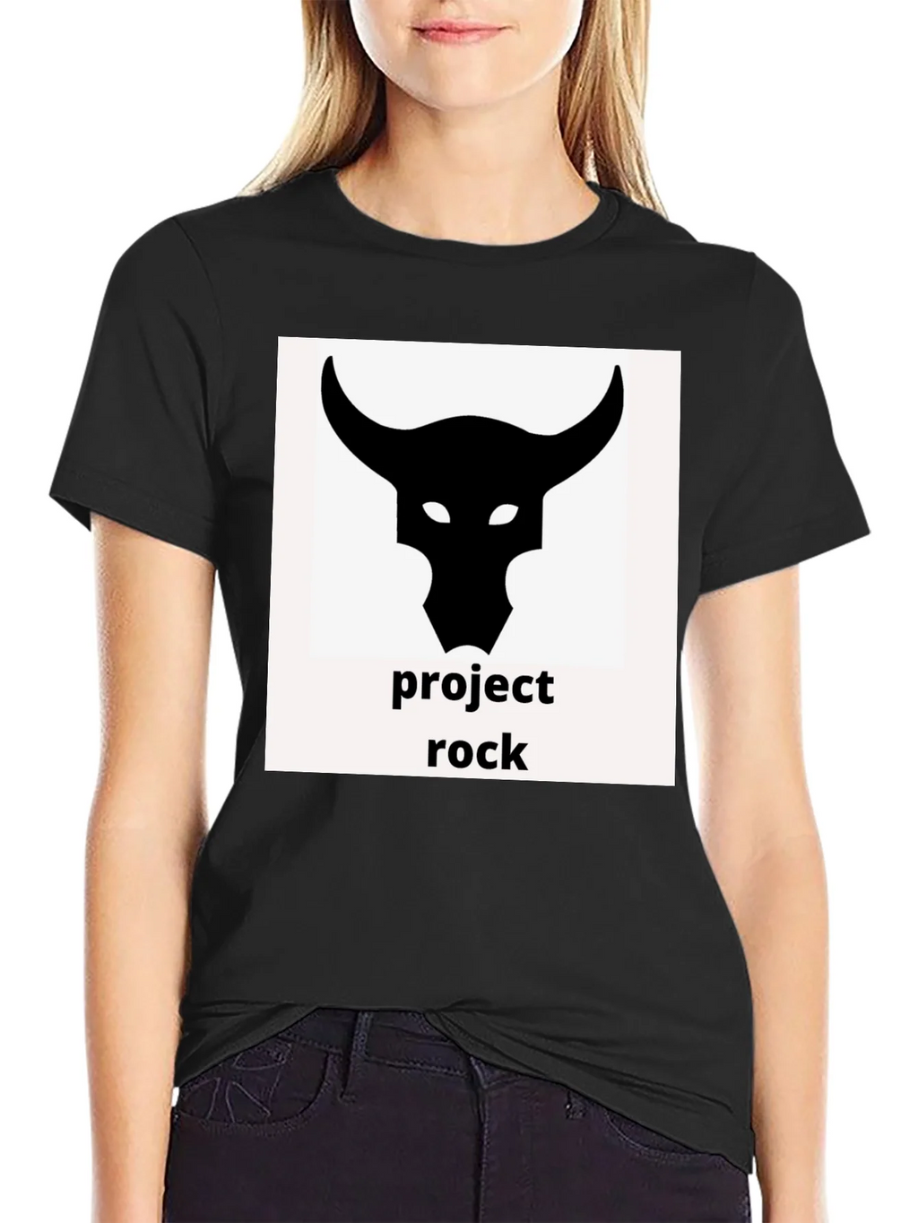 Project Rock Bull T-Shirt Black
