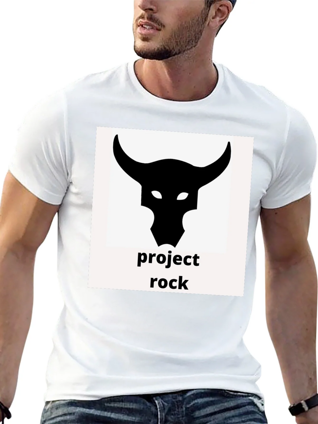 Project Rock Bull T-Shirt Black