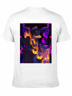 Fiery DJ Graphic Tee - Burning Beats T-Shirt
