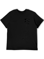 Guitar Neck Graphic Tee - Musicians Black T-Shirt