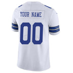 Custom D.Cowboys White Game Football Jerseys  -Stitched American Football Jerseys