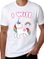 I Will Unicorn Graphic T-Shirt