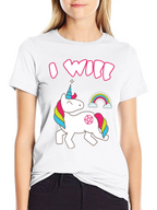 I Will Unicorn Graphic T-Shirt