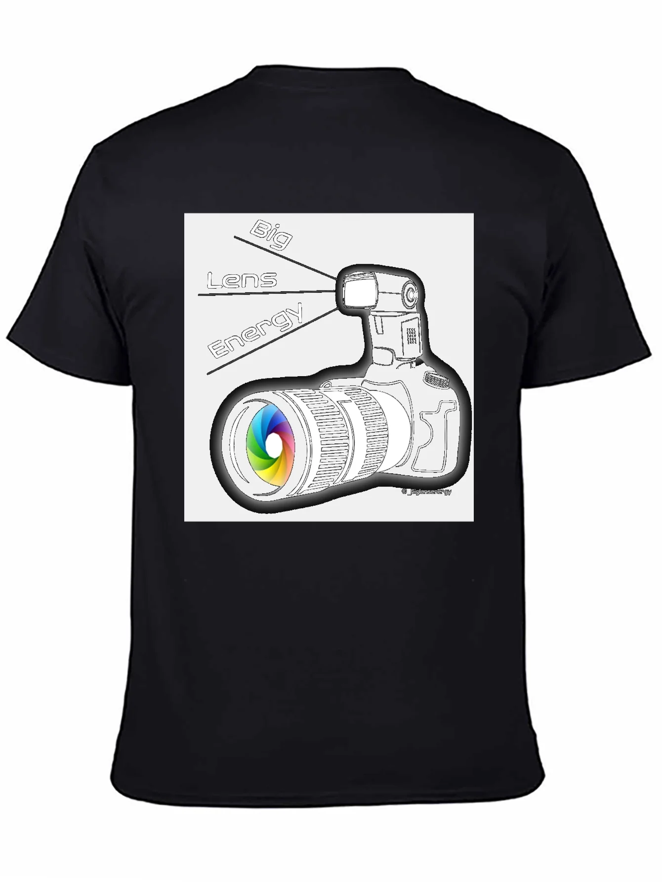 Big Lens Energy Graphic T-Shirt