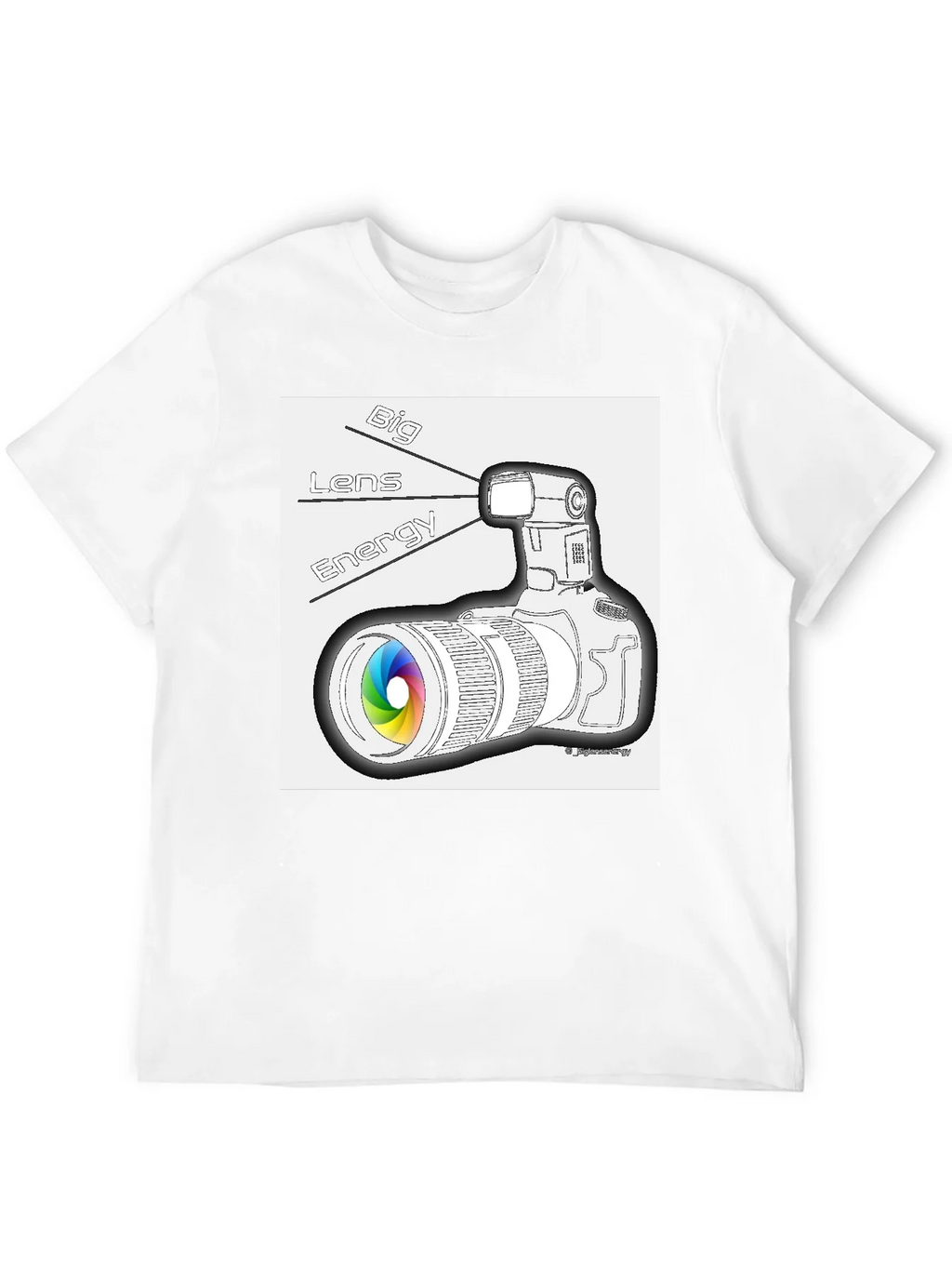 Big Lens Energy Graphic T-Shirt
