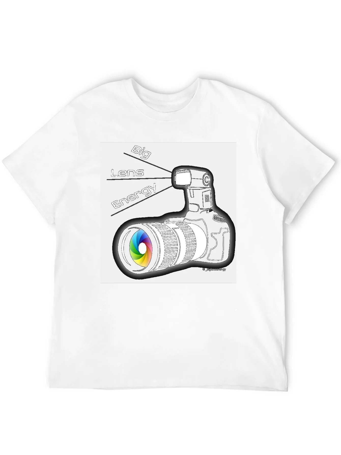 Big Lens Energy Graphic T-Shirt