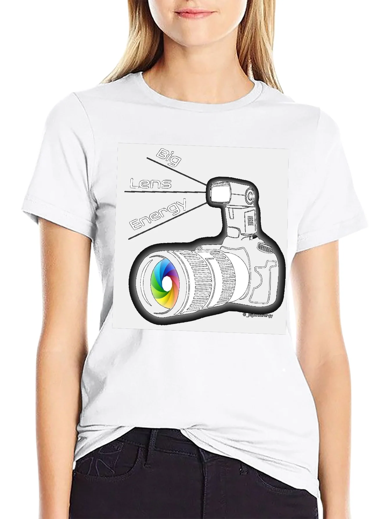 Big Lens Energy Graphic T-Shirt