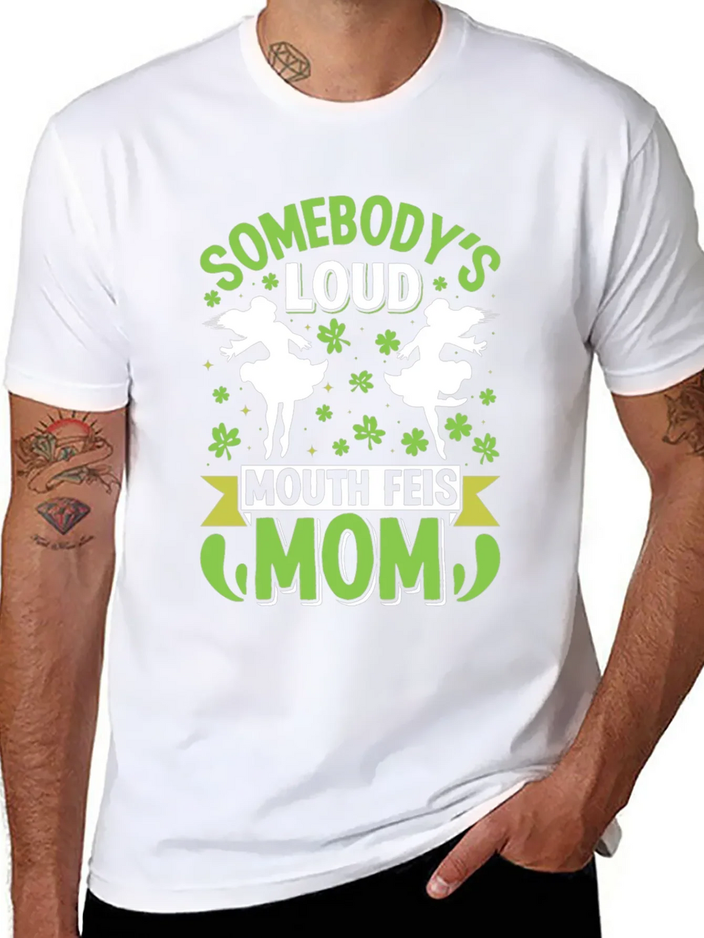 Funny Mouth Feis Mom St. Patricks Day T-Shirt