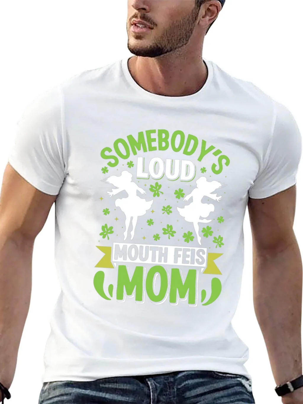 Funny Mouth Feis Mom St. Patricks Day T-Shirt