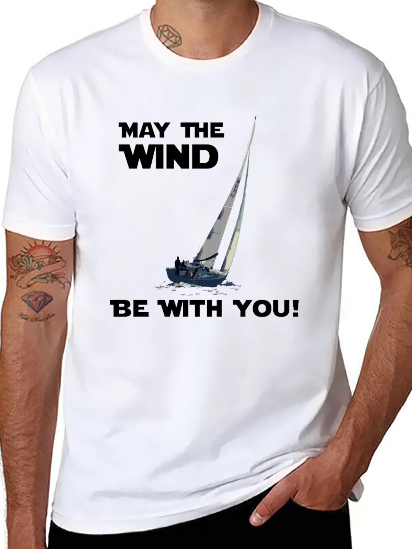 May The Wind Be With You Sailing T-Shirt