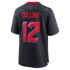 H.Texans #12 Nico Collins Player Navy Game American Football Jerseys