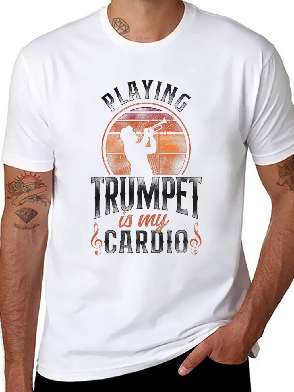 Trumpet is My Cardio Graphic Tee