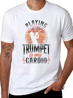 Trumpet is My Cardio Graphic Tee