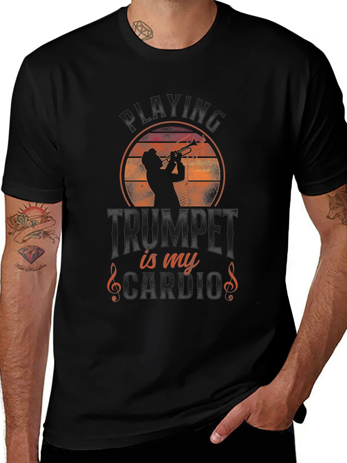 Trumpet is My Cardio Graphic Tee