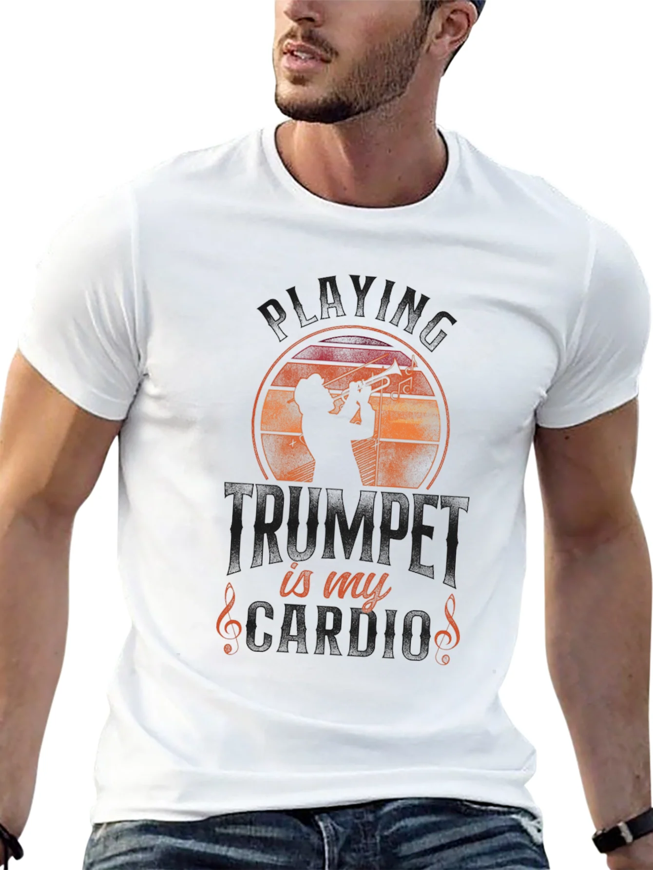 Trumpet is My Cardio Graphic Tee