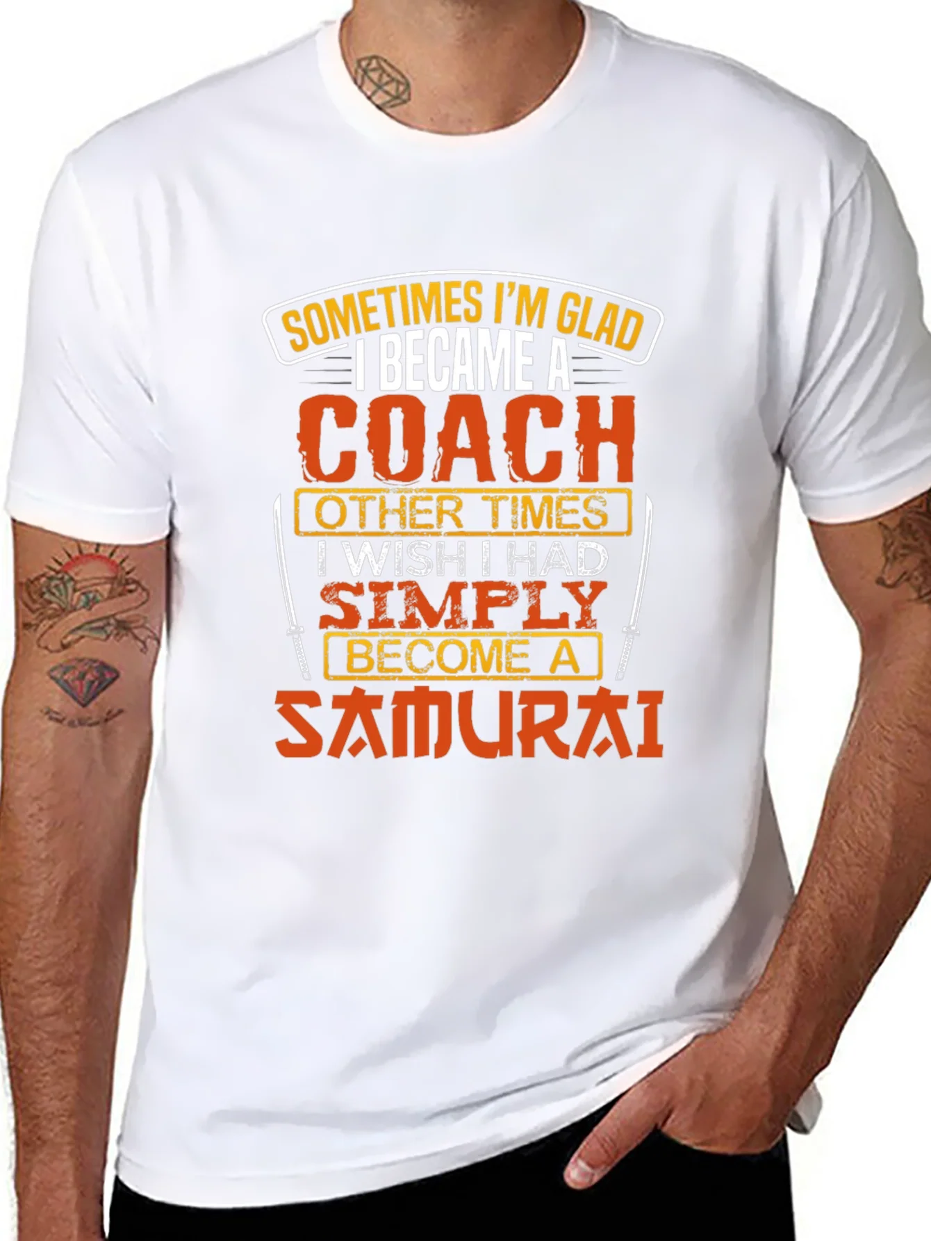 Coach or Samurai T-Shirt - Funny Gift