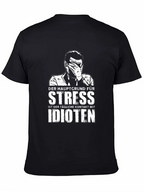 Stress Idioten T-Shirt - Black