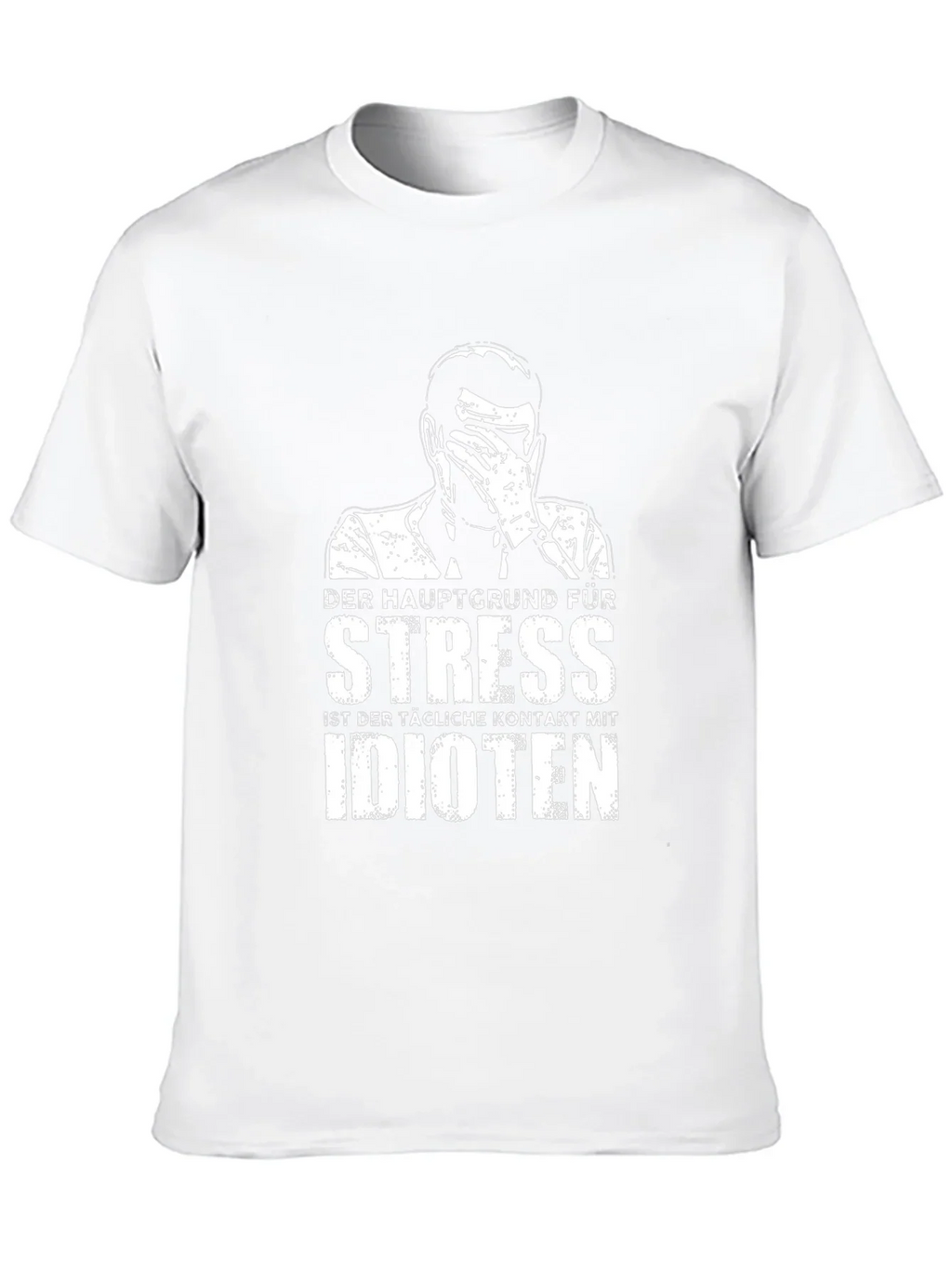 Stress Idioten T-Shirt - Black