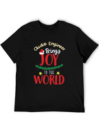 Audio Engineer Christmas Joy T-Shirt