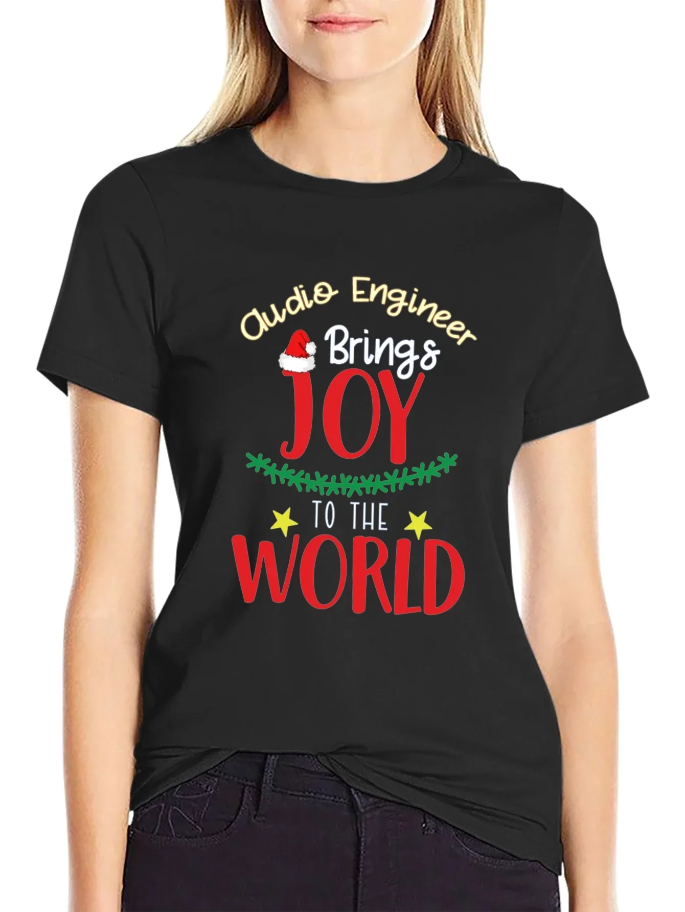 Audio Engineer Christmas Joy T-Shirt