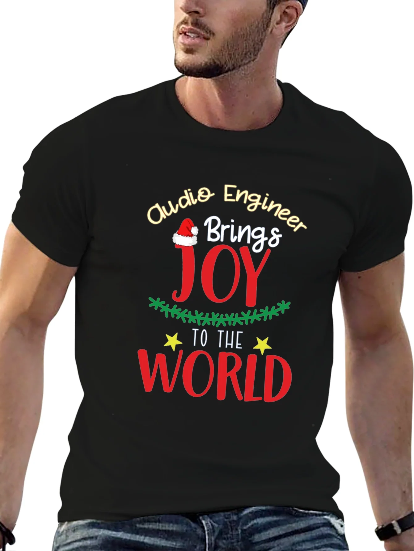 Audio Engineer Christmas Joy T-Shirt