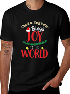 Audio Engineer Christmas Joy T-Shirt