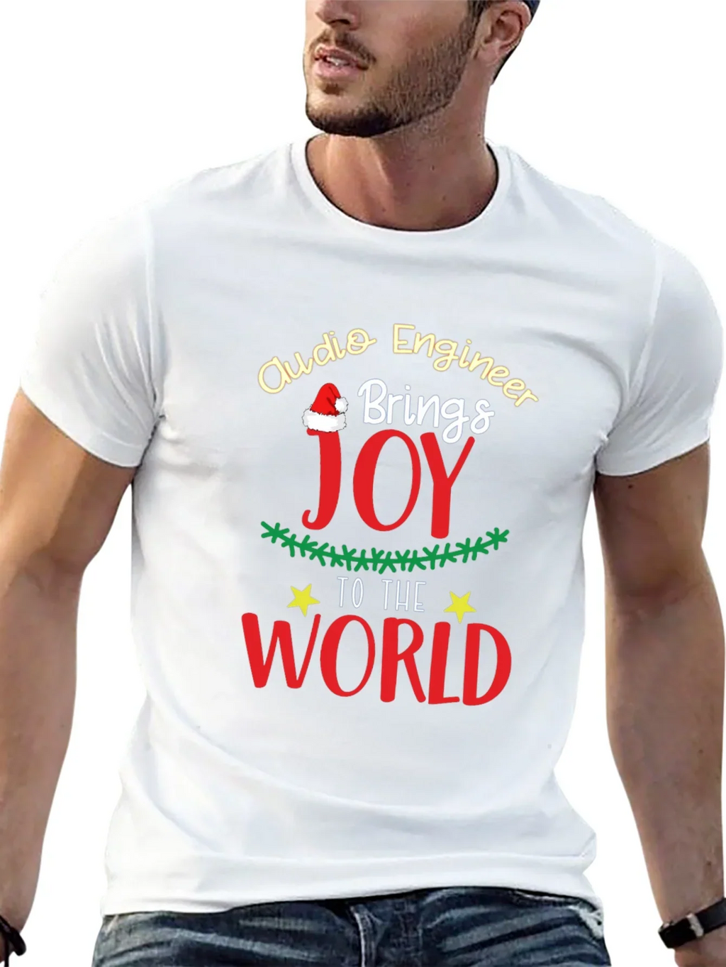 Audio Engineer Christmas Joy T-Shirt