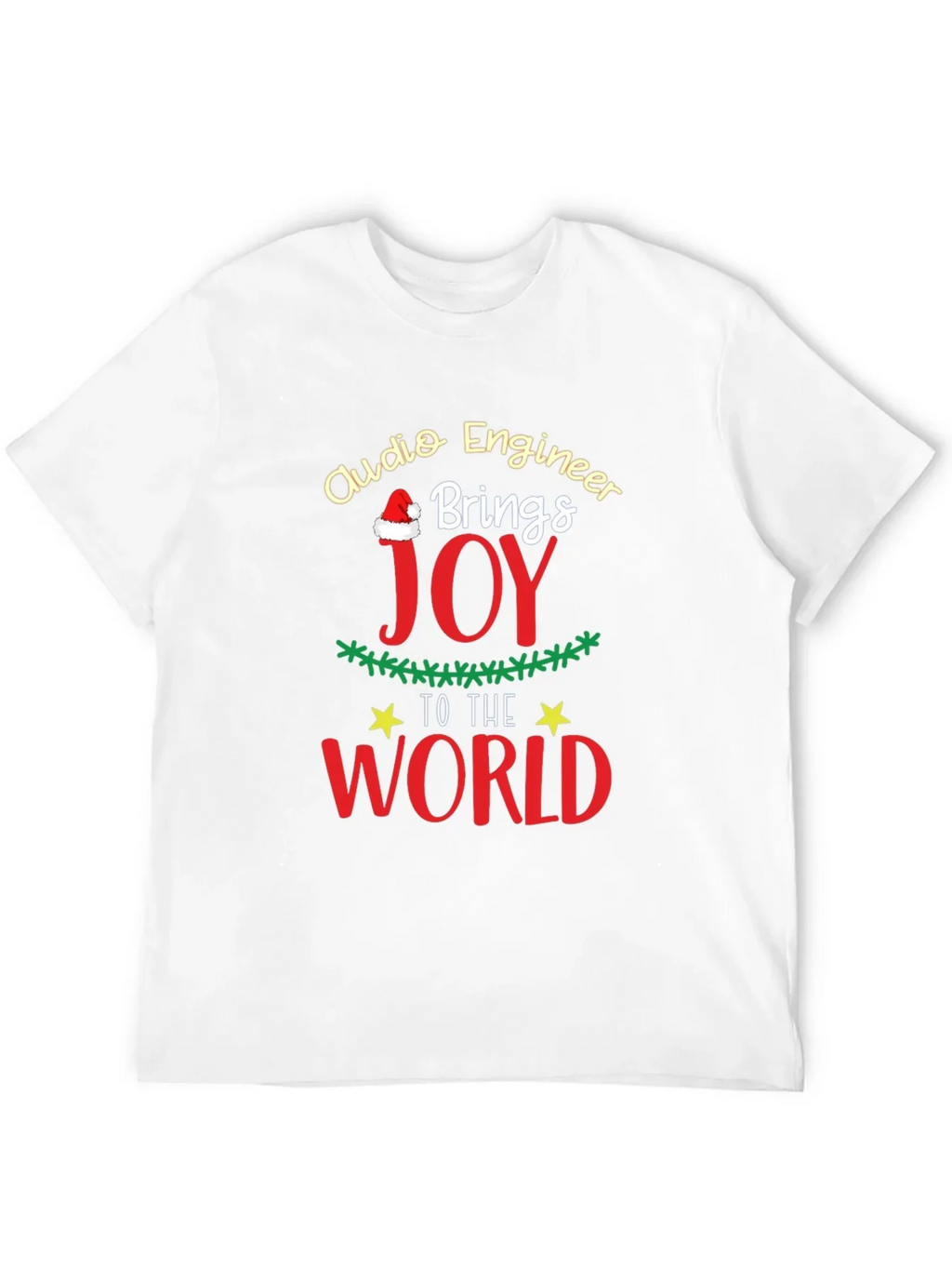Audio Engineer Christmas Joy T-Shirt